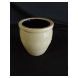 White Stoneware Crock