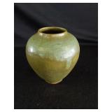 E Santilla dated 1927 Stoneware Vase