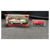 2 1956 Thunderbird Die Cast Cars