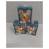 3 Enesco Christmas Ornaments NIB