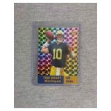 Tom Brady 1996 Michigan Gold Prism