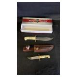 NIB Timber Rattler 2 Piece Bowie Knife Set