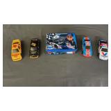 Mark Martin Metal Tin & 4 Die Cast Racing Cars