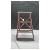 Vintage 2 Step Wooden Ladder