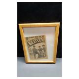 Framed Beatles Collector