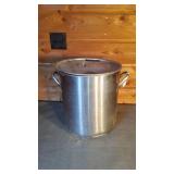 Large Stainless Pot With Lid