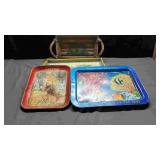 3 Decorative Serving Trays