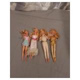 3 1980s Vtg Barbies & 1 1970s Vtg Barbie