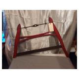 Buck Saw with Red Handles