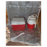 Rubbermaid Cooler & Coleman Thermos