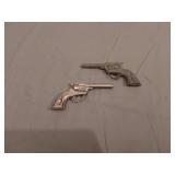 2 Hubley Tex Toy Pistol