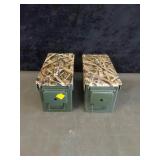 2 Metal Ammunition Cans