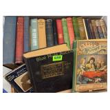 Assorted vintage books