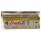 4 hardback Coca Cola books