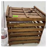 Antique egg crate carrier