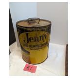 Old Metal Jenny Liquid Cleaning Jug