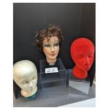 Ladies Mannequin Heads