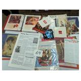 Lot of Coca Cola Papers and Advertising