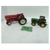 Pair of Toy Tractors