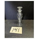 Art Deco Etched Crystal Perfume Bottle - Dauber