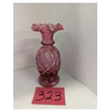 Fenton Cranberry Vase