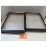 Pair of Pin or Jewelry Display Cases