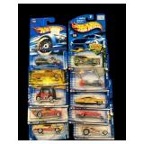 hot wheels carded lot of 10