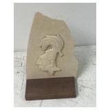 Mayan Artisan Carving 9 Inches Tall