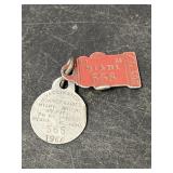 1966 Miami Oklahoma rabies dog tax tags