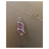 279 Pink Stone Pendant