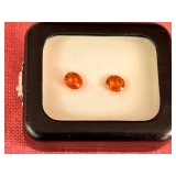 112 Mandarin Garnet 2 Stones