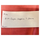 116 Pink Ceylon Sapphire 1 Stone