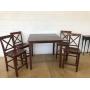 5 Pc. Wooden Bistro Set