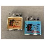 (2) Baltimore Orioles Vintage Lighters