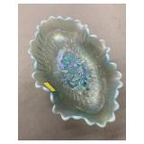 Opalescent Art Glass Candy Bowl
