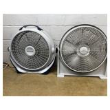 (2) Electric Plastic Fans