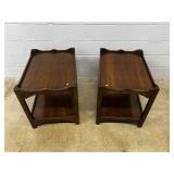 (2) Modern End Tables