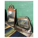 (2) Vintage Framed Mirrors