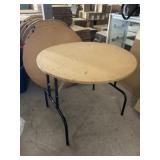 (7) Circular Folding Tables