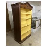 Wooden 4-Shelf Display Cabinet