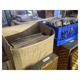 (2) Boxes of 33 RPM Record Albums