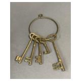 Brass Skeleton Keys