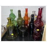 Figural Form and Embossed Bottles