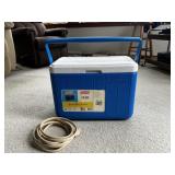 28qt Blue Cooler and 11