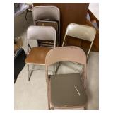 (6) Metal Folding Chairs