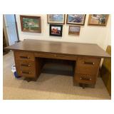 6 Drawer Wooden Desk