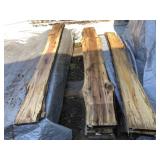 12 Live Edge Hickory Slabs