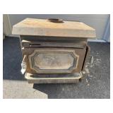 Vtg. Wood Stove & Insert Wood Stove