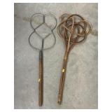 (2) Vintage Rug Beaters