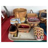 (7) Longaberger Baskets